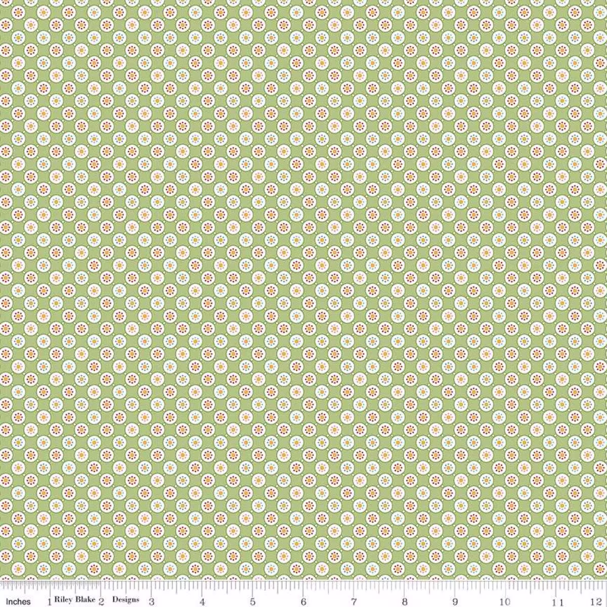 Cook Book - Bubbles Granny Smith By Lori Holt For Riley Blake