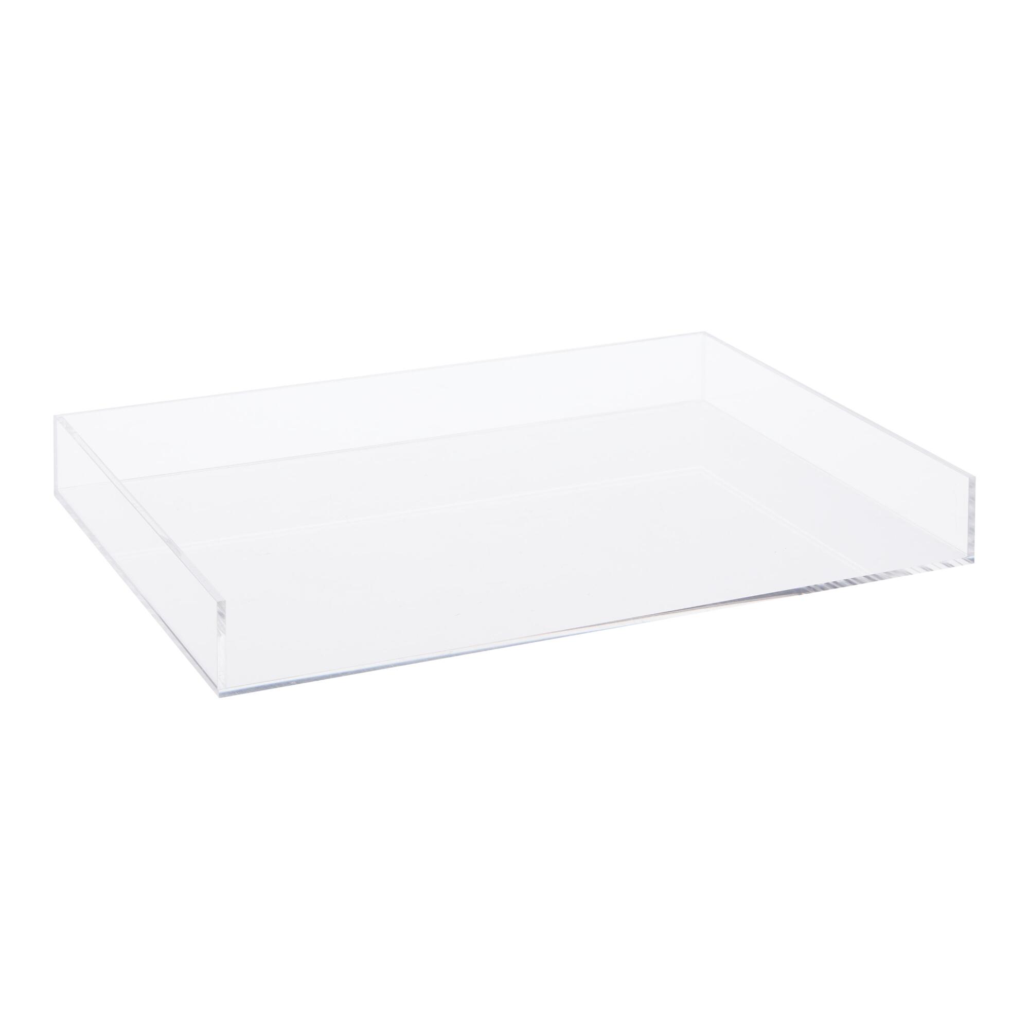 Clear Acrylic Aida Paper Tray by World Market