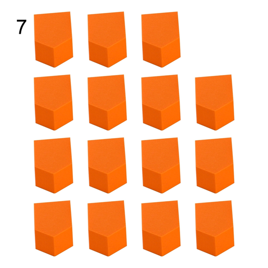 15Pcs Pentagon Makeup Puff Wet Dry Dual Use Cream Applicator Blending Tool - 7