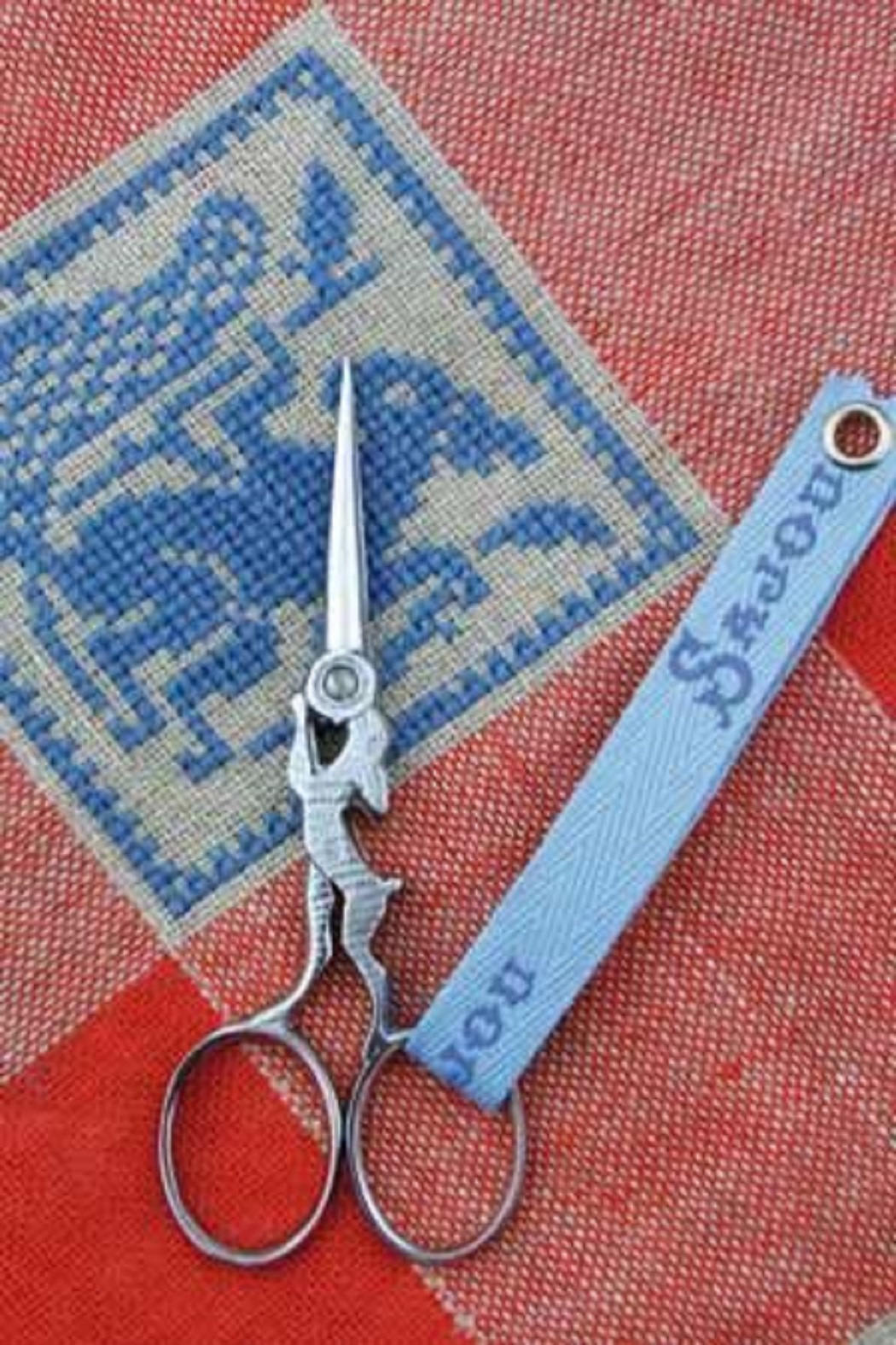 Sajou Embroidery Scissors Hare Rabbit Chrome 4 with Box -Free Us Shipping