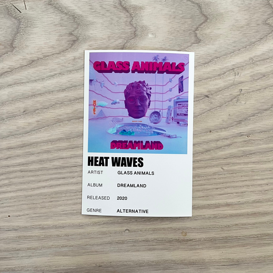 Heat Waves Glass Animals Print
