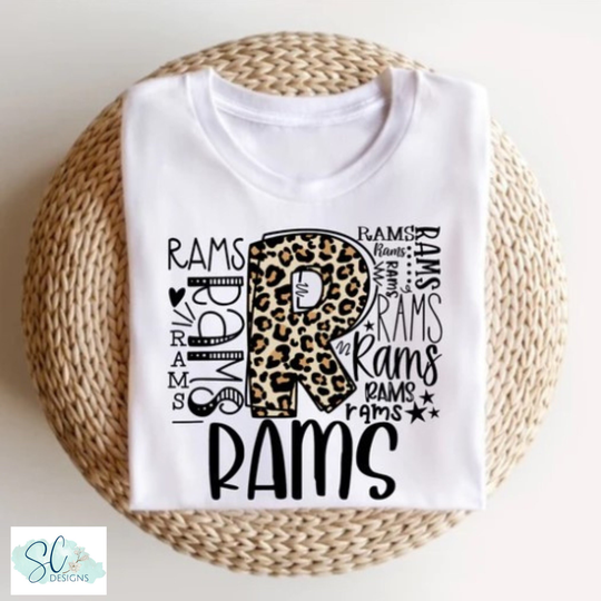 Spirit Shirt | School Mom Team Mascot Rams