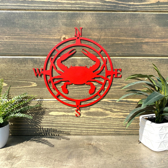 Crab Compass Wall Décor By Housesensationsart