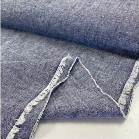 Belize Yarn Dyed Linen/Cotton Blend - Navy