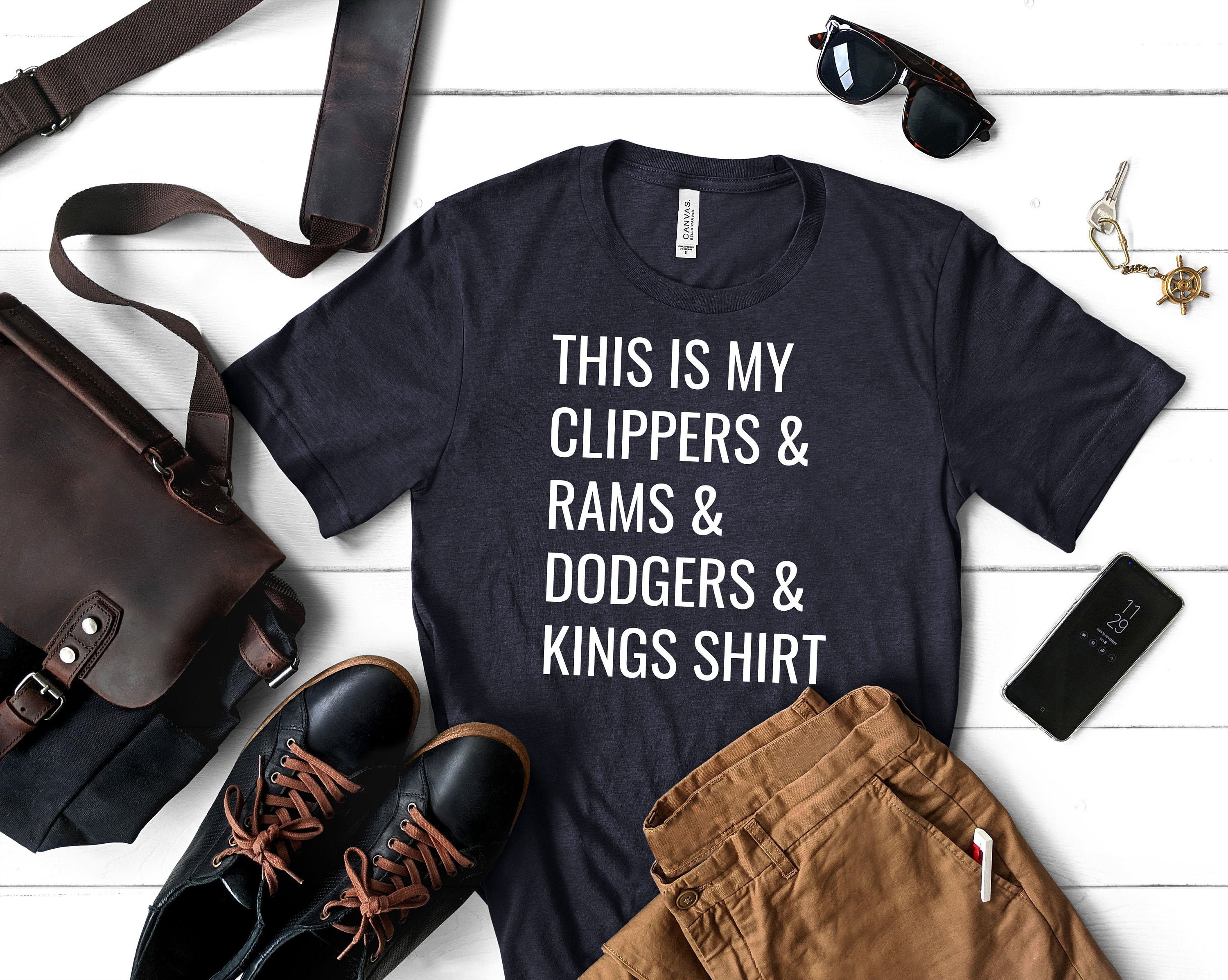 Custom Los Angels Sports Shirt - Ram La Rams Mens Gift Football Shirt Angeles