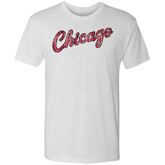 Chicago Retro Mj Old School Tri-Blend Tee