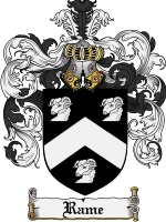 Rame Family Crest / Coat of Arms JPG or PDF Image Download