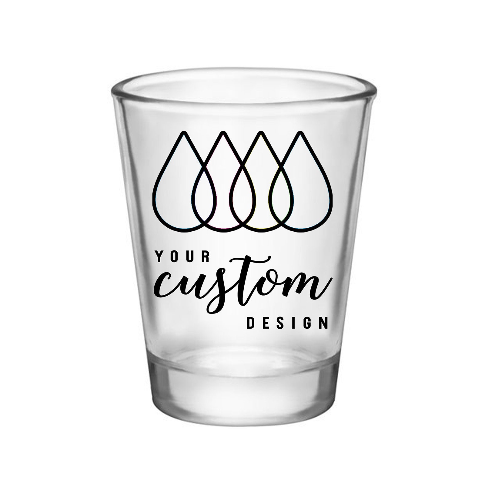 Custom 1.75Oz Clear Shot Glasses Personalized Promotional Items Unique Party Favors Restaurant Barware Bar Drinkware | Your Design Or Logo