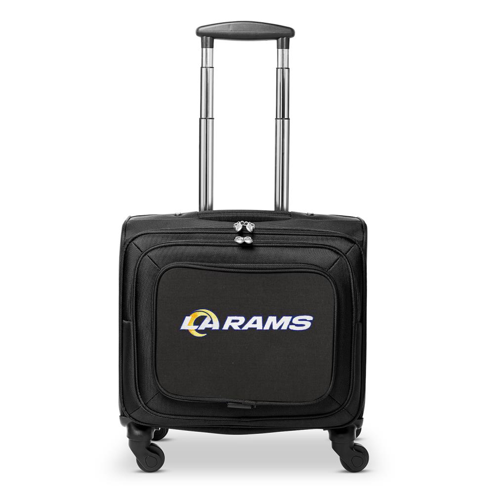 Mojo Licensing NFL Los Angeles Rams 17.75 x 9 x 15 Black Ballistic Nylon Softshell Carry-on Bag (1-Bag) | NFLRL501