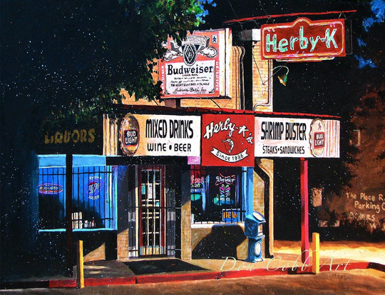Herby K's - Seafood Restaurant Cafe Diner Shreveport Framed Prints Canvas Art