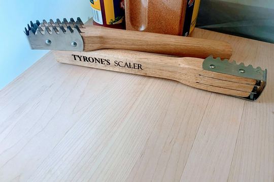 Personalized Fish Scaler, Custom Seafood Peeler, Cleaning Scraper, Lover, Chef, Fisherman Gift, Fishing Tool