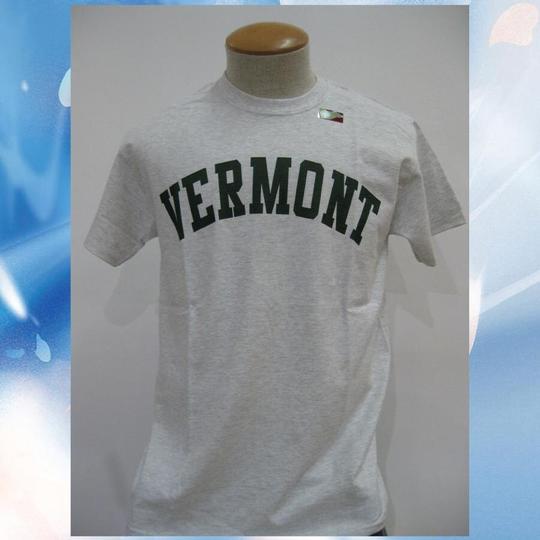 Vermont Arch T-Shirt // Shirt Vt Shirt Clothing Clothes Uvm Tee Forest Green On Ash Grey