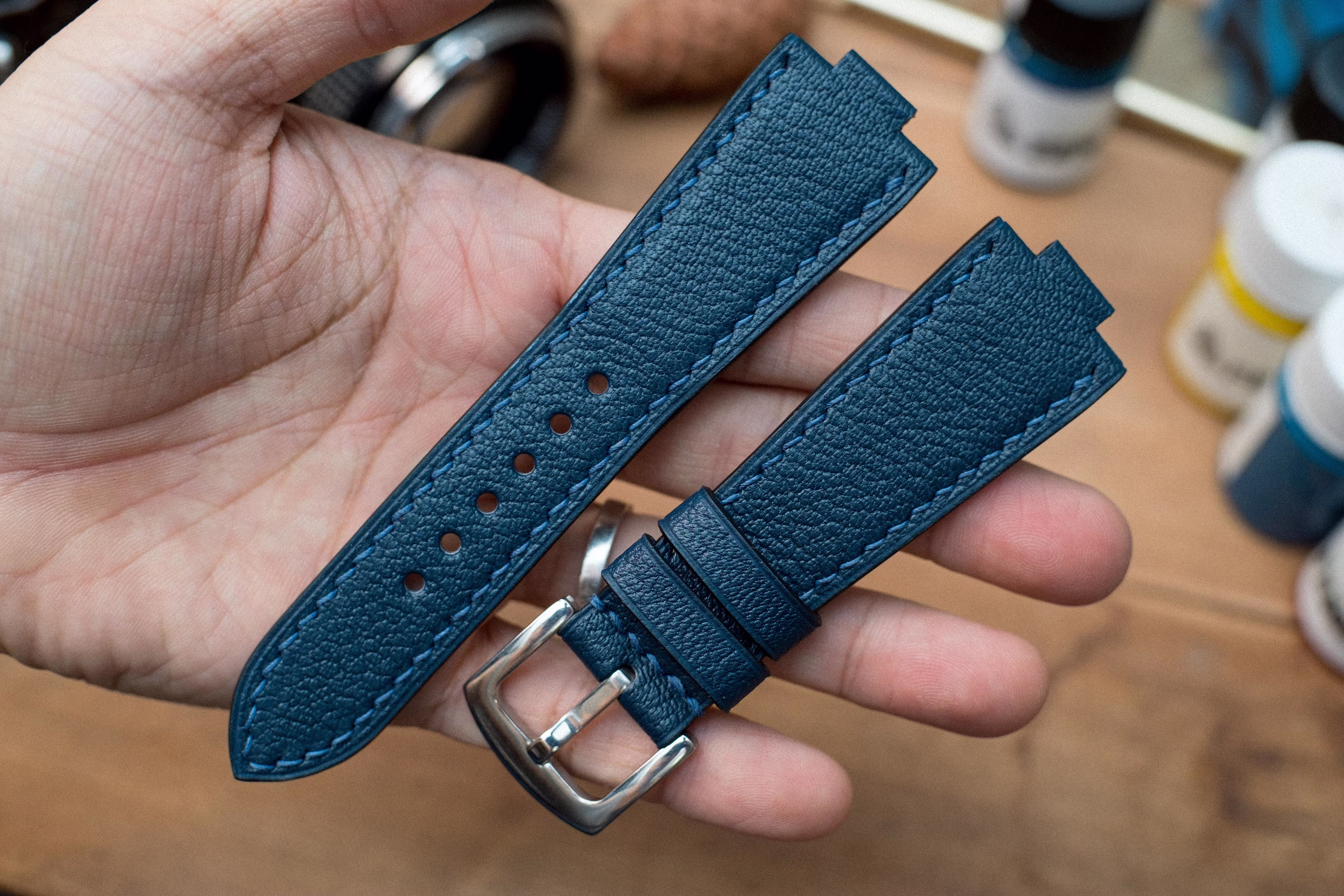 Udolleather, Made To Order, Prx Compatible Leather Watch Strap, Handmade, Hand Stitched, Custom Made