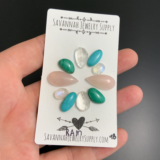 Rainbow Cabochon Parcel - Ram