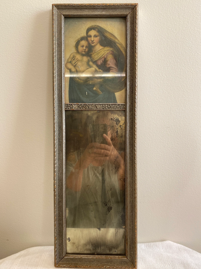 Long Mirror With Madonna & Child