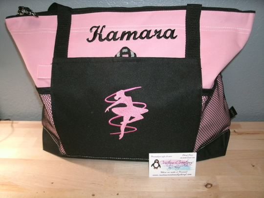Ballerina Twirl Dancer Personalized Dance Tote Bag Bag ... Great Sports Fan Gift Idea