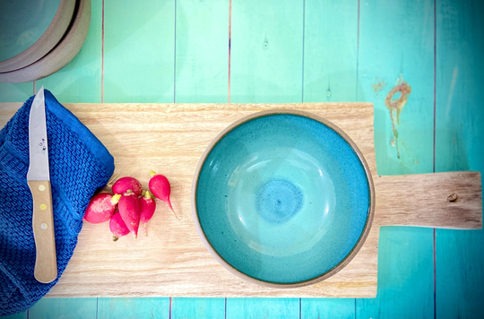 Soup Bowl, Pottery Cereal Ramen Rice Individual Salad Breakfast Bowl, Clay Tableware Gift