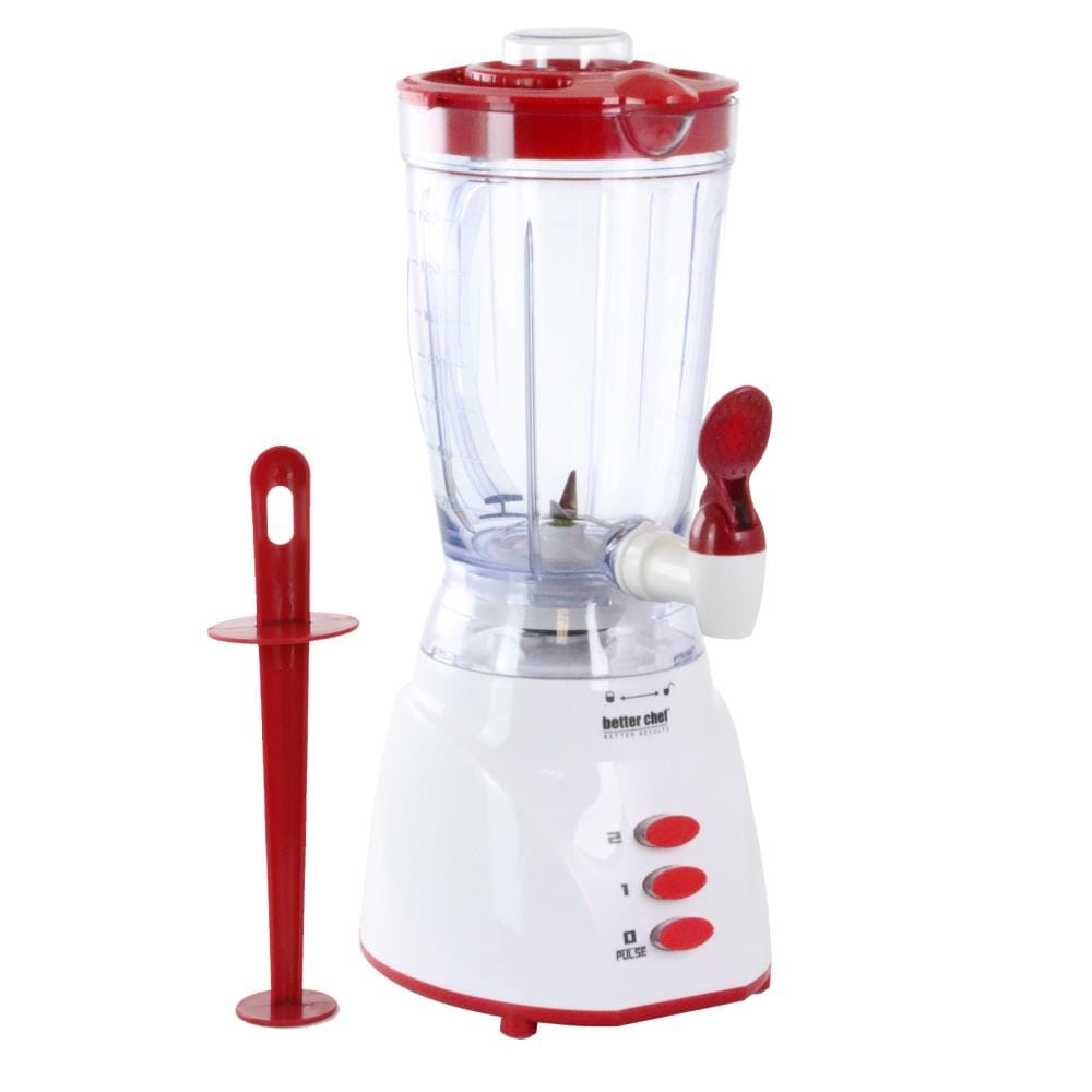 Better Chef 47.3396-oz White Pulse Control Blender Stainless Steel | 849111578M