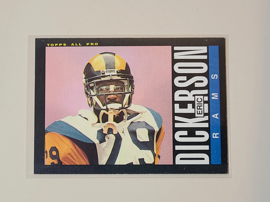1985 Topps Eric Dickerson 2nd Year Football Card