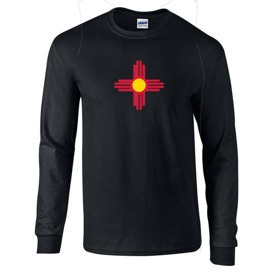 New Mexico Flag Men's Long Sleeves T-Shirt