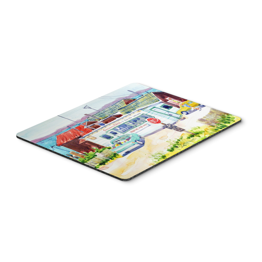 Caroline's Treasures 6054MP Seafood Shack for fresh shrimp Mouse Pad, Hot Pad or Trivet, Large, multicolor