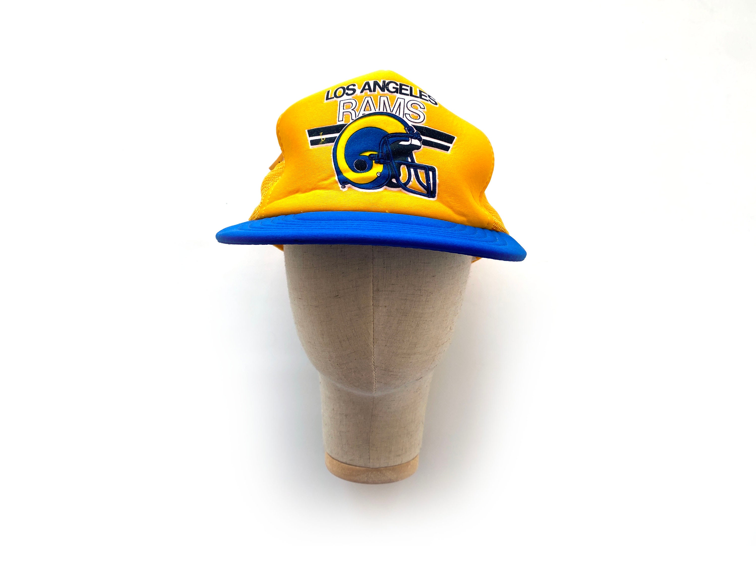 80S 1980S Vintage Nos Deadstock Nfl La Los Angeles Rams Football Cap Snapback Hat Made in Taiwan R.o.c