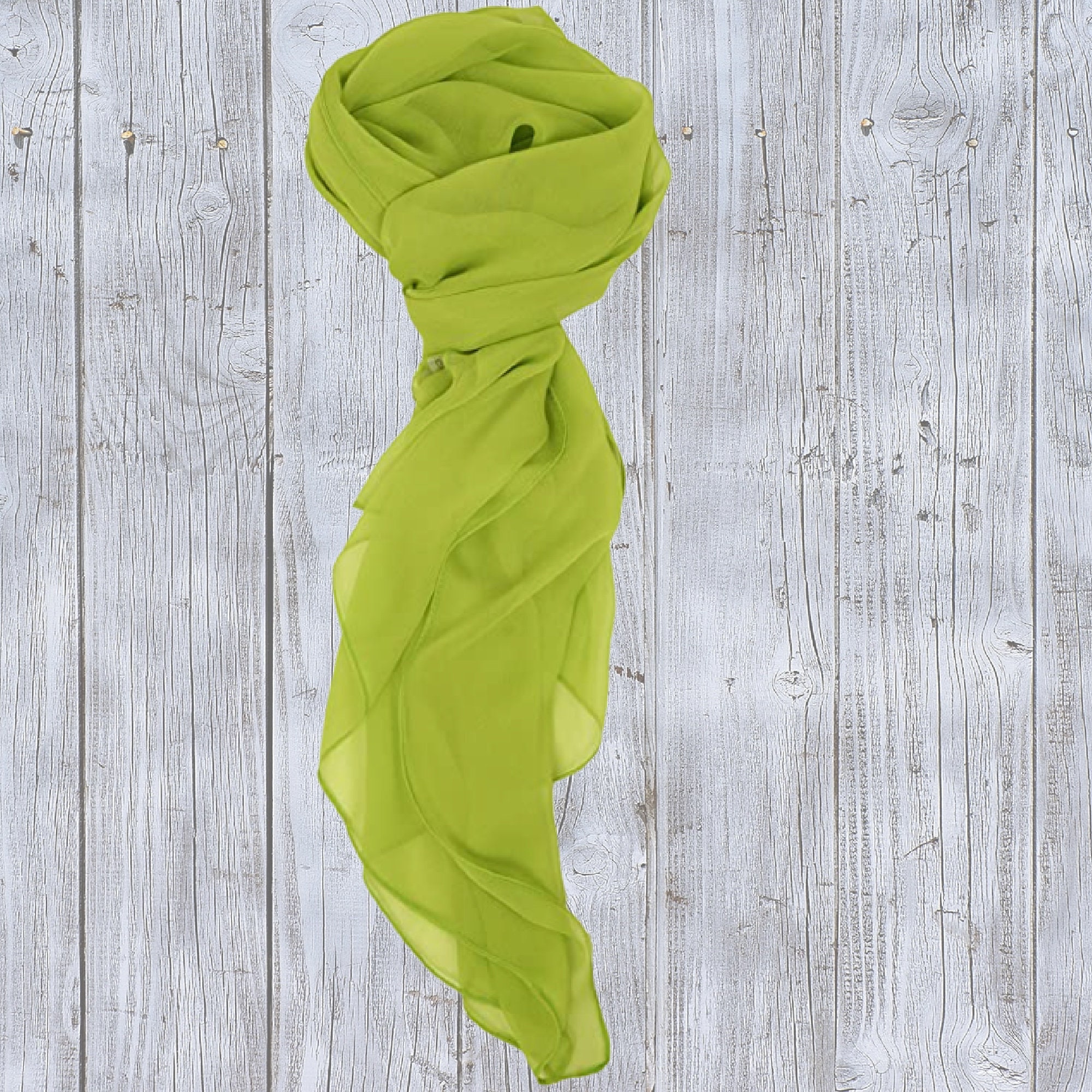 Silky Scarf/ Solid Color Silk Blend Scarf, Lightweight, Sheer, Modern Scarf/Silky Scarf Neck Scarves