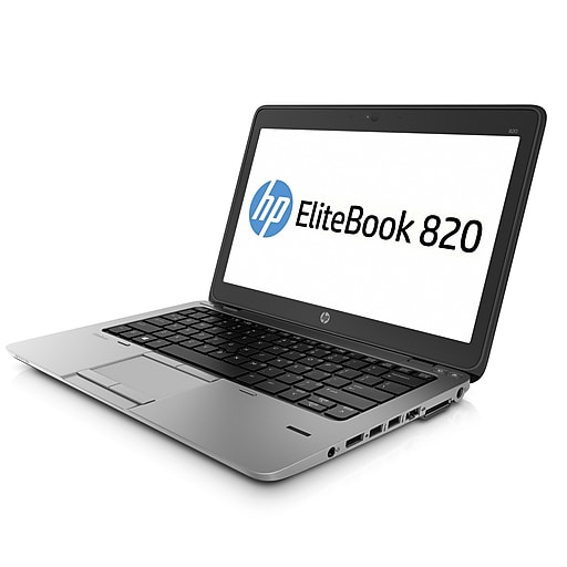 HP EliteBook 820 G1 12.5" Refurbished Laptop, Intel i5-4300U 1.9GHz Processor, 16GB Memory, 240GB SSD, Windows 10 Pro