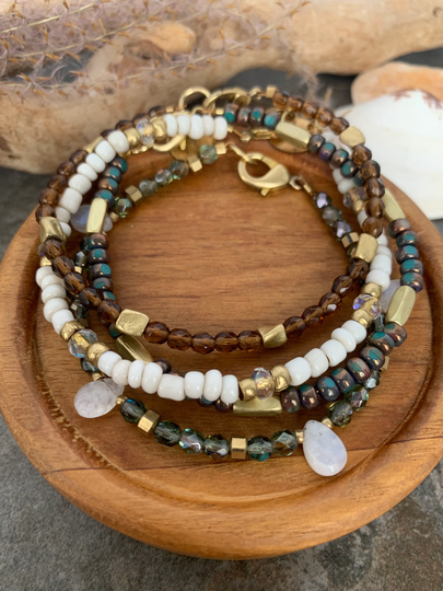 Beautiful Boho Beaded Bracelet Set