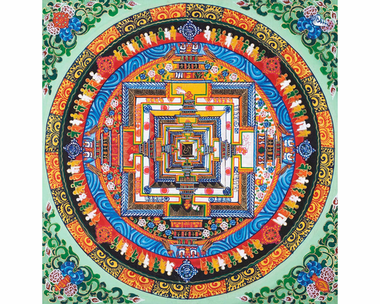 Colorful Mandala For Home Or Office | Kalachakra Thangka