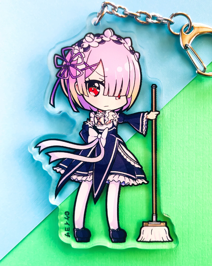 Ram 3" Acrylic Charm | Double Sided