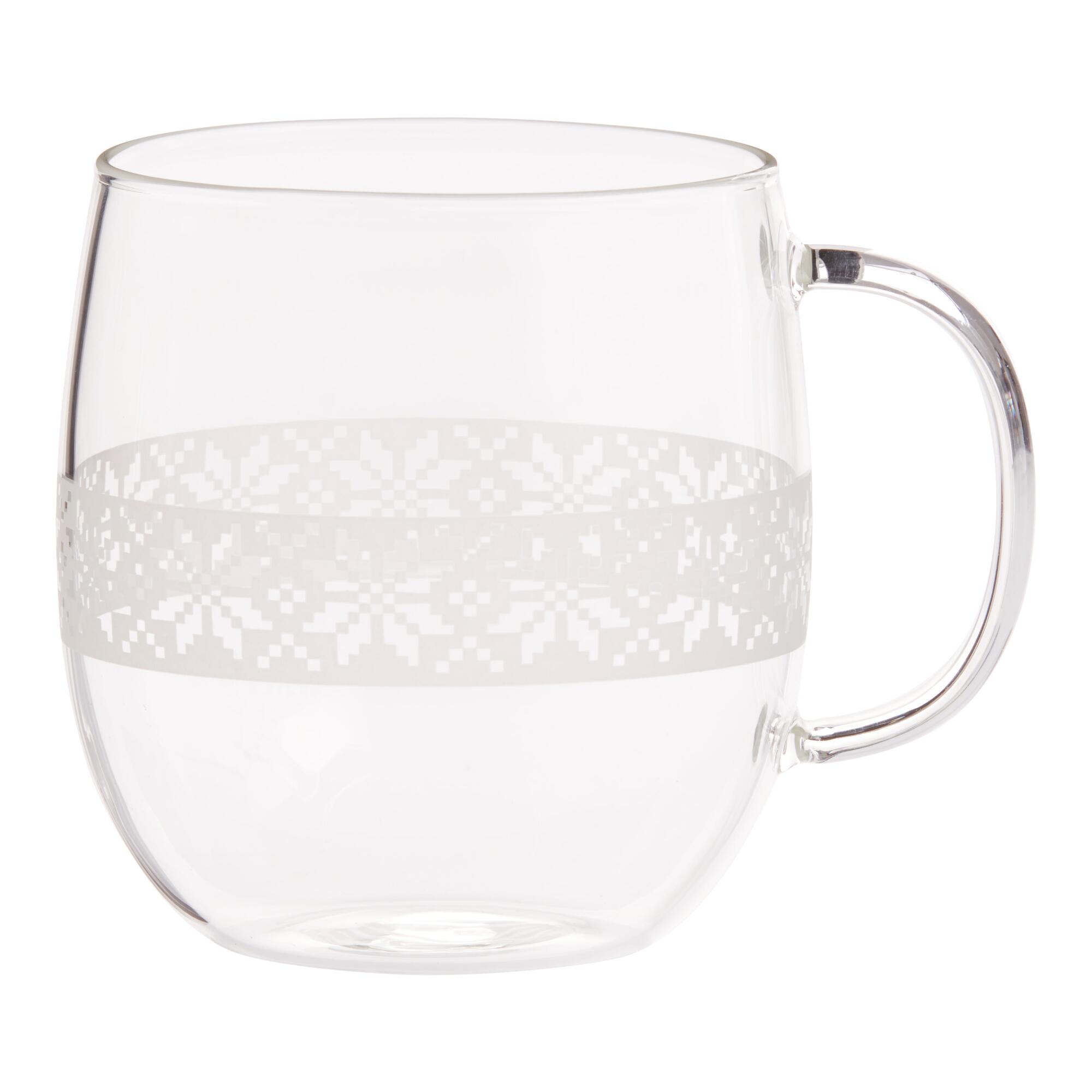 Fair Isle Glass Gluhwein Mug by World Market