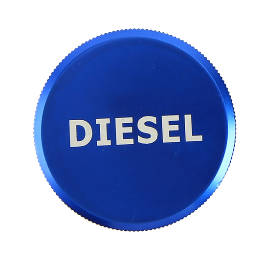 Fuel Gas Cap Leak-proof Seamless Fit Aluminum Alloy Round Car Fuel Tank Cap for Dodge-Ram 2013-2016 - blue