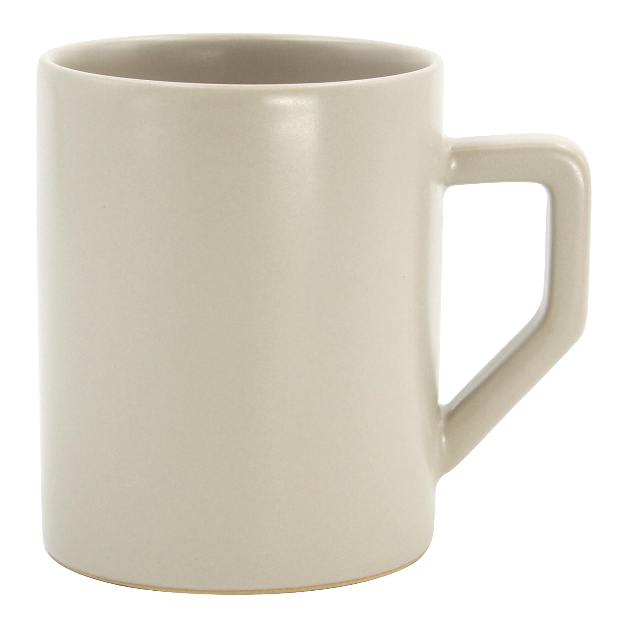 Stone Gray Ceramic Coffee Mug - Stoneware by World Market