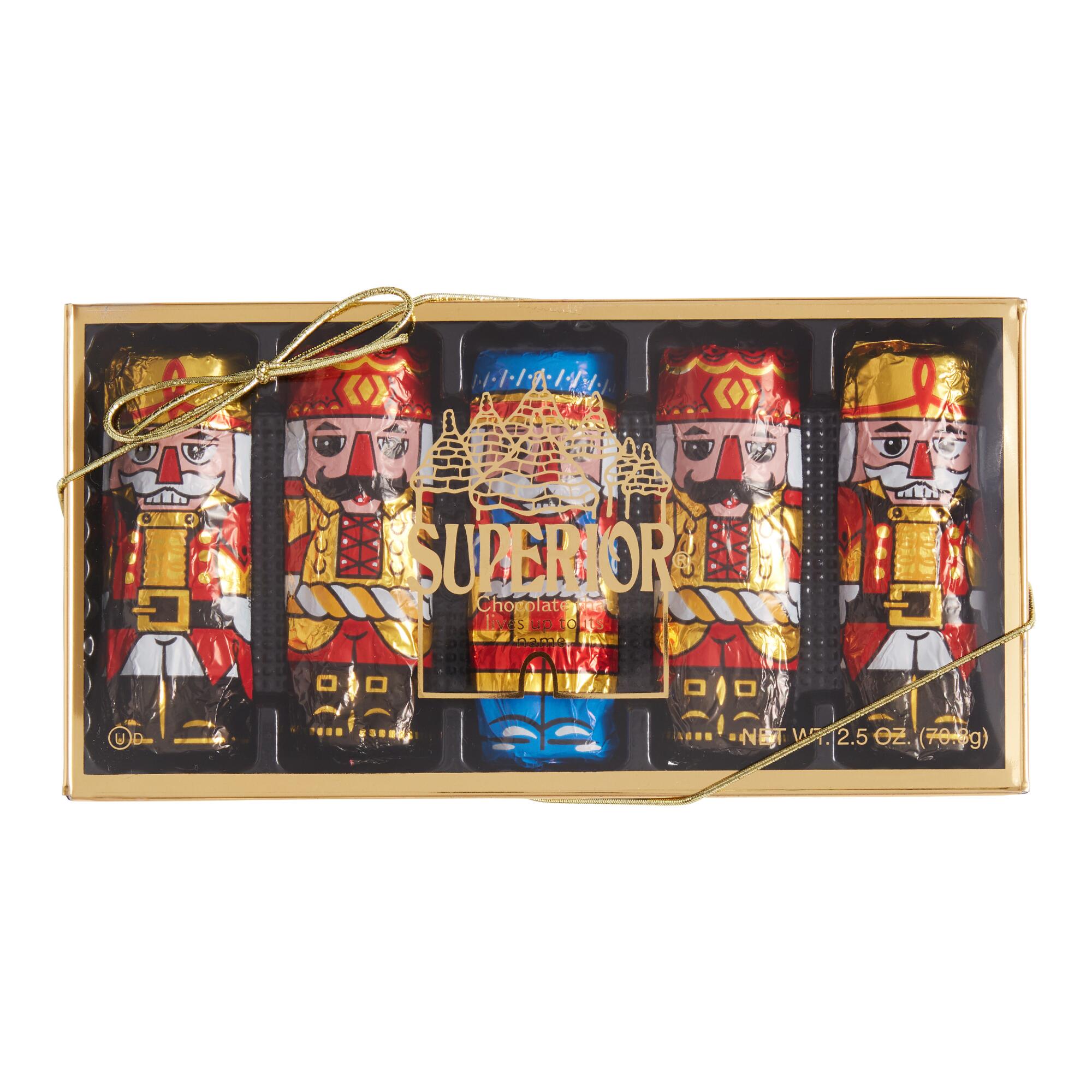 Superior Milk Chocolate Nutcrackers 5 Pack by World Market