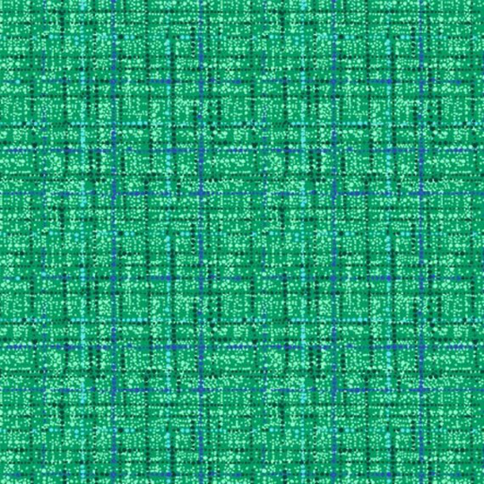 Coco ~ Teal Textured Grid Blender Cotton Fabric, Michael Miller 100% Green Teal Coco Fabric