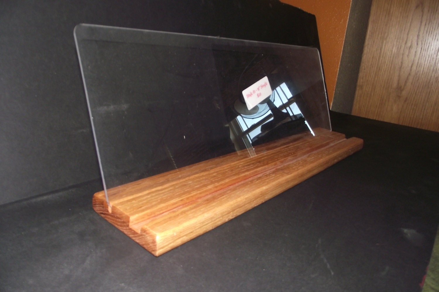 Oak 18 Inch Single Blending Board Hardwood Base Finished With A Light Stain Color. Free Shipping in The Continental Usa