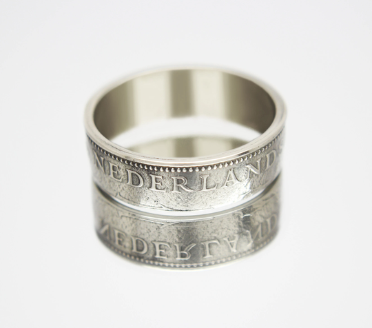 Netherlands Antilles Coin Ring 1 Gulden 1980-1985 Coin Rings For Men Women Mens Ring Wedding Anniversary Promise