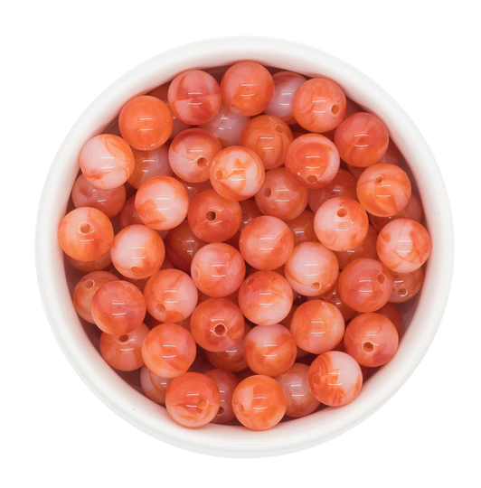 Rosewood Jelly Marble Beads 12mm