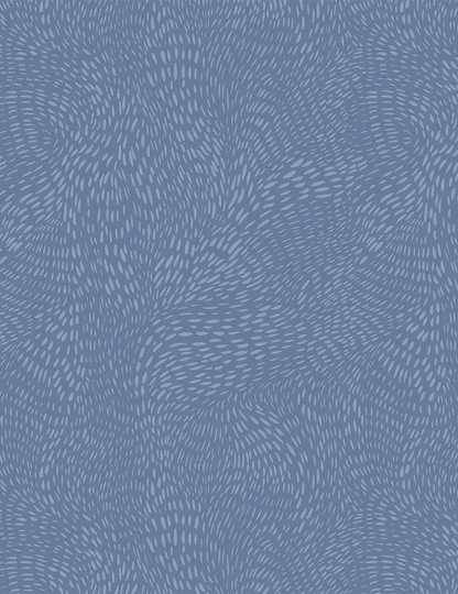Dash Flow 1300 Riviera Dear Stella, Quilt Fabric, Cotton Blender Blue Blender, Quilting, Fabric By The Yard