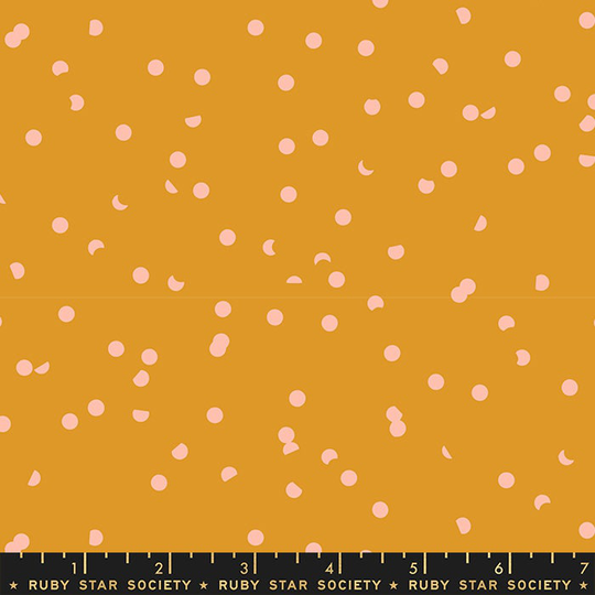 Tarrytown - Hole Punch Dot Blender Polka Honey Kimberly Kight -Ruby Star Society Cotton Yardage Quilting Fabric Moda Fabrics
