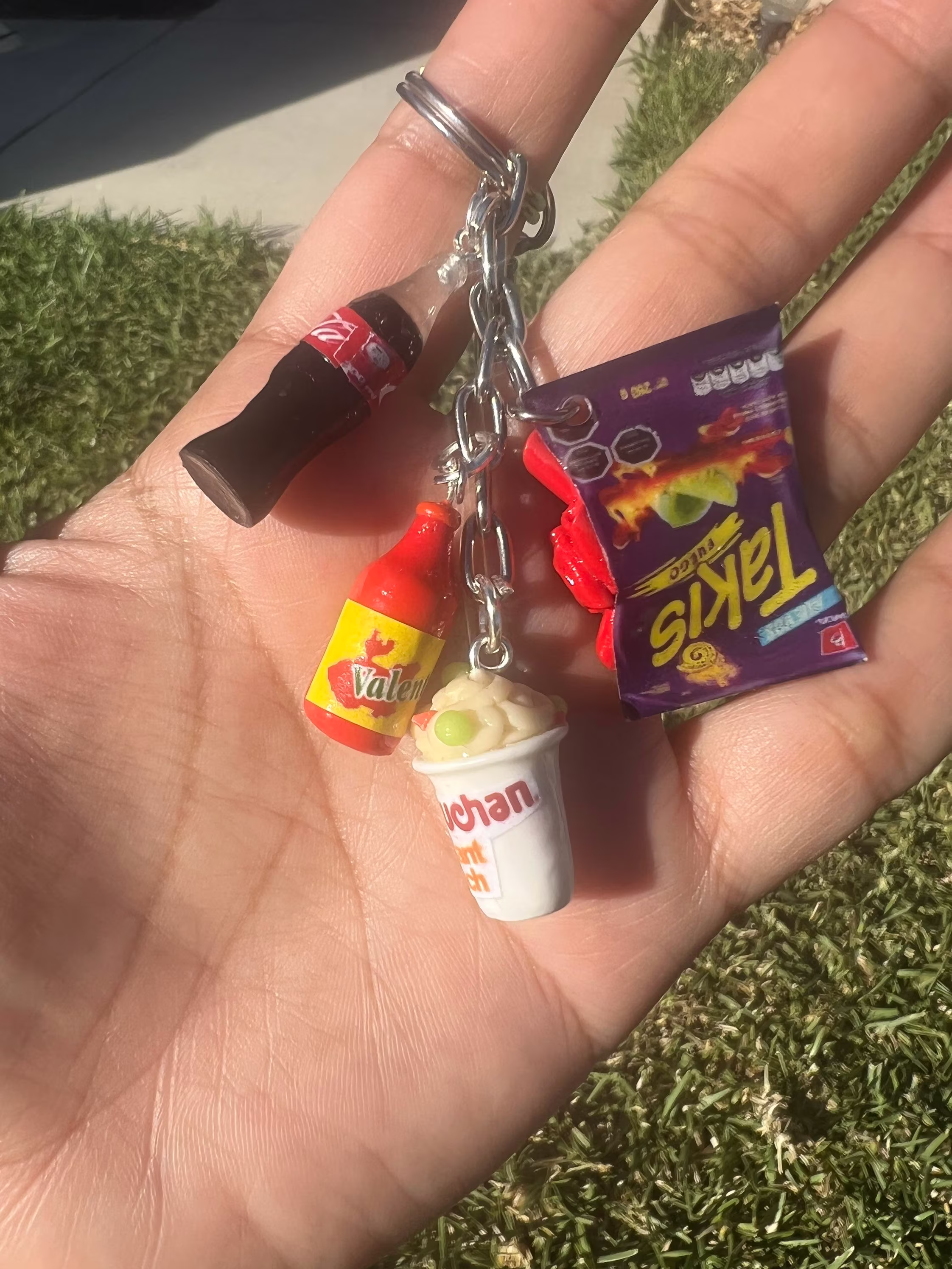 Maruchan With Takis Keychain