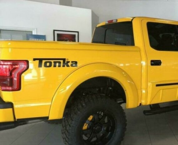Tonka Truck Body Decal Vinyl New 2Pc Set Fits Ram Tahoe Escalade Sierra H1 H2 H3