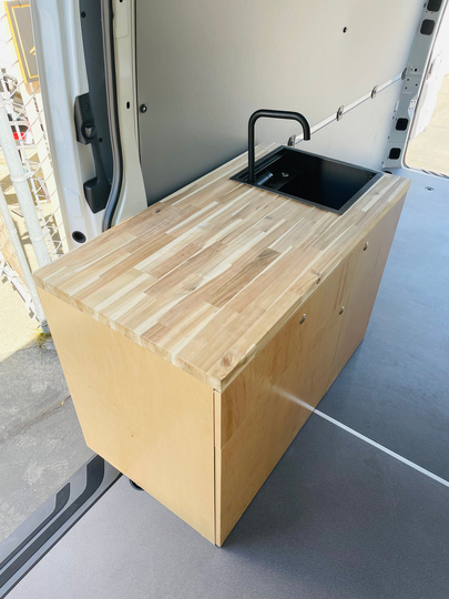 Van Kitchen Galley Cabinet Passenger Side For Sprinter Ram Promaster Or Ford Transit Conversion