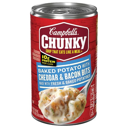 Campbell's Chunky Baked Potato with Cheddar & Bacon Bits Soup - 18.8 oz