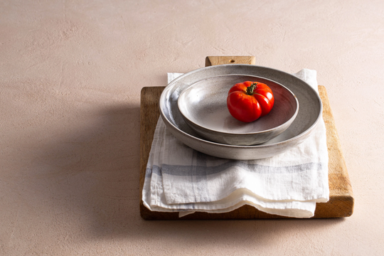 Large Ceramic Bowl, Dinner Shallow Round Bowls, Noodle Stoneware Soup Pottery Dinnerware Display Bowls