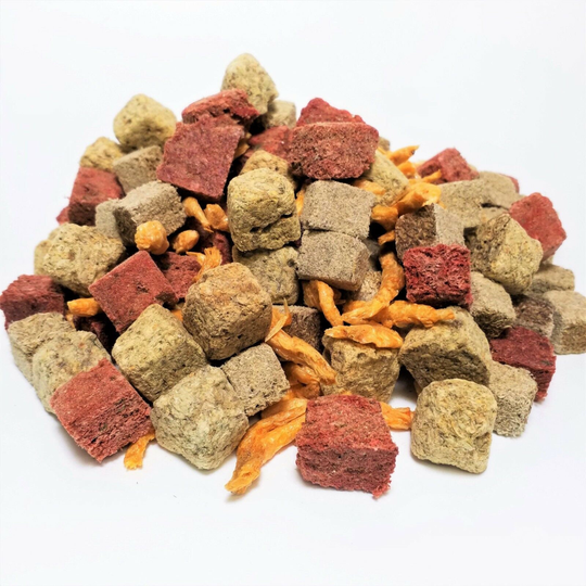 Gourmet Blend - Freeze Dried Cubes With Krill Tubifex, Brine Shrimp, Beef Heart & Krill. Gb-680