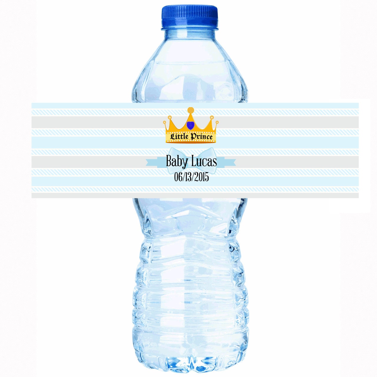30 Little Prince Baby Shower Water Bottle Labels - Select The Quantity You Need Below in Pricing & Quantity Option Tab"