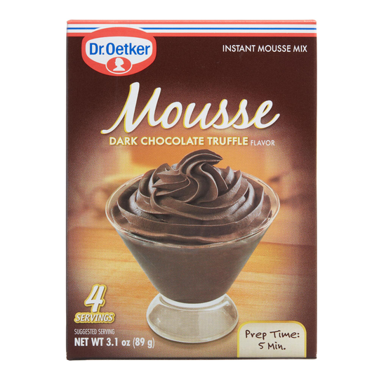 Dr. Oetker Dark Chocolate Truffle Mousse Mix Set of 4 by World Market