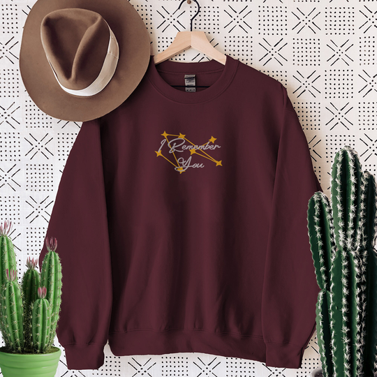 Addie Larue Inspired Shirt, I Remember You Bookish V E Schwab, Unisex Sweatshirt